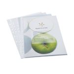 Rapesco Eco Punch Pkts A4 Clr Pk100