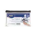 Helix 8X5In Pvc Pencil Case Clr Pk12