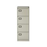 Bisley 4 Drw Flng Cabinet Goose Grey
