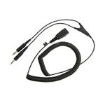 Jabra Qd Pc Cord To Dual 3.5Mm Jack