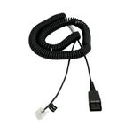Jabra Qd To Mod Rj45 Coiled Cord