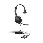 Evolve2 40 Se Usb-C/A Ms Mono Hset