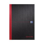 Black N Red Hb Smart Ruled Ntbook A4