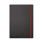 Black N Red Hard Cover Notebook A4
