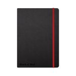 Black N Red Hard Cover Notebook A5