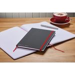 Black N Red Hard Cover Notebook A5