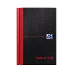 Black N Red Hb Ruled Notebook A6 Pk5