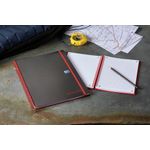 Black N Red Pp Elast Notebook A5 Pk5