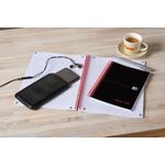 Black N Red Wire Rule Notebk A5 Pk10