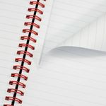 Black N Red Pp Notebook A4 Pk5