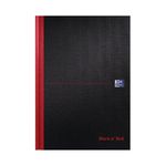 Black N Red Hb Ruled Notebook A4
