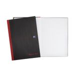 Black N Red Hb Ruled Notebook A4 Pk5