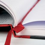 Black N Red Hb Plain Notebook A4 Pk5