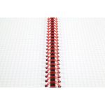 Black N Red Hb Wire Sq Notebk A4 Pk5