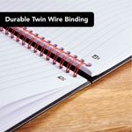 Black N Red Hb Rule Notebook A5 Pk5