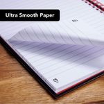 Black N Red Hb Rule Notebook A5 Pk5