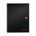Black N Red Hb Wire Ntbk A4Plus Pk5