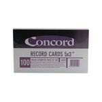 Concord Recd Crd 5X3 Ast P Pk100