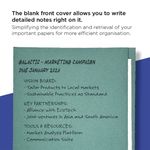 Guildhall Sq Cut Fldr Fc Blue Pk100