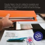 Guildhall Sq Cut Fldr Fc Org Pk100