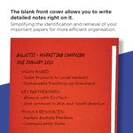 Guildhall Sq Cut Fldr Fc Red Pk100