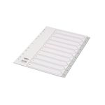 Concord Polyprop Dvdrs A4 1-10 Grey