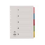 Concord Dvdr 5-Part A4 Mcol Tabs