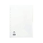Concord Subject Dvdr 20-Part Wht