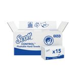 Kc Scott Hand Towels White Pk15