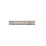 Q-Connect Ruler 15Cm Clear Pk10