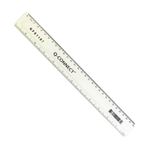 Q Connect Ruler 30Cm Clear Pk10