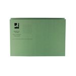 Q-Connect Sq Cut Folder Fc Grn Pk100
