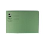 Q-Connect Sq Cut Folder Fc Grn Pk100