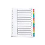 Q-Connect Index A4 Multi Pnchd Tabbd