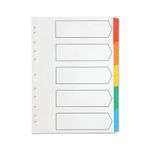 Q-Connect Index A4 Multi-Colour Btab