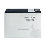 Strng Tkt Wht Pk1000 37X24Mm