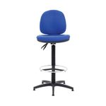 Arista Draughtsman Chair Fixed Blue