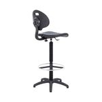 Jemini Draughtsman Chair Black