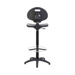 Jemini Draughtsman Chair Black