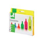 Q Connect Sq Highlighters Ast Pk6