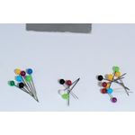 Q-Connect Assorted Map Pins Pk600