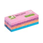 Q-Connect Rb Pad 38X51 100Sh Ast P12