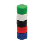 Q-Connect Magnet 25Mm Assorted Pk10