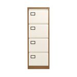 Jemini 4 Drw Filing Cab Coffee/Cream