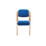 Jemini Wood Frame Side Chair Blue