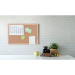 Q-Connect Cork Board Wooden Frame