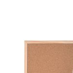 Q-Connect Cork Board Wooden Frame