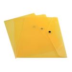 Q-Connect Doc Folder A4 Yellow Pk12