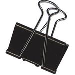 Q-Connect Foldback Clp 16Mm Blk Pk10