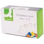Q-Connect Foldback Clip Assrtd Pk10